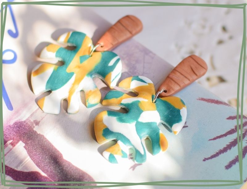 Ohrschmuck aus Polymer Clay